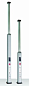 9571 | Телескопическая алюминиевая колонна, 2.7 - 4.2м, цвет светло-серебристый металлик